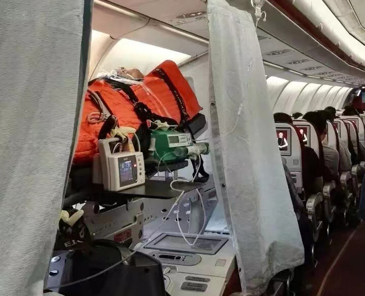 郴州跨国医疗包机、航空担架